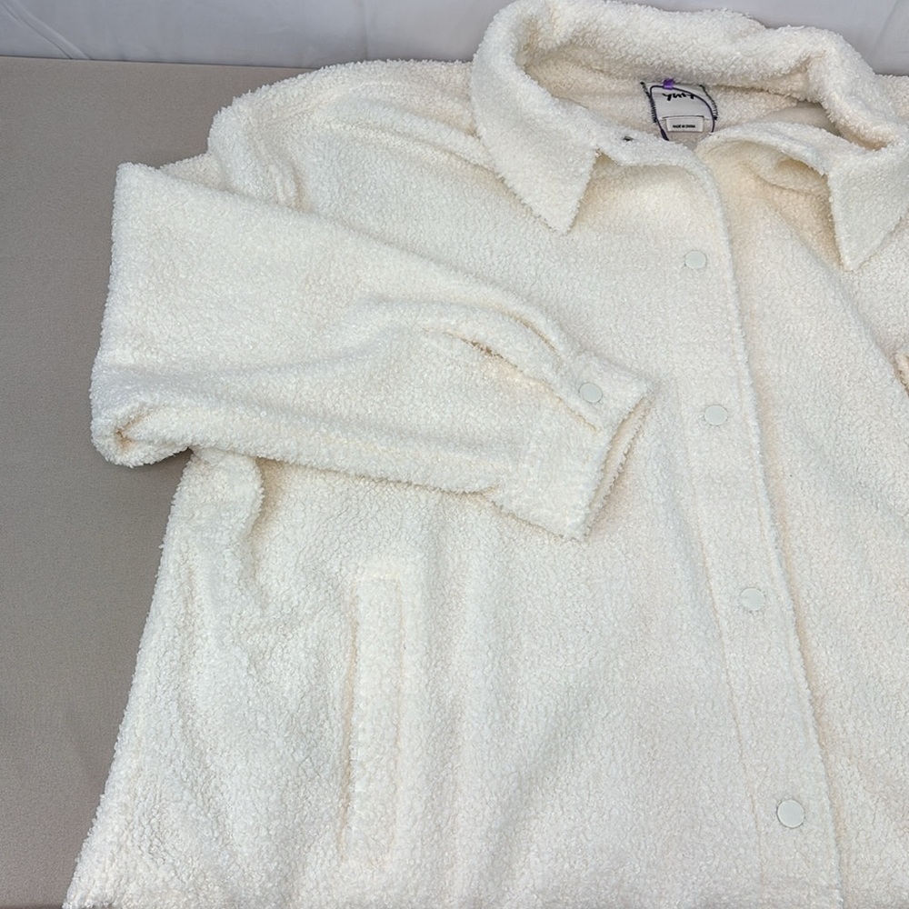 Fabletics Yitty Teddy Shacket sz 1X oversized - Picture 14 of 17